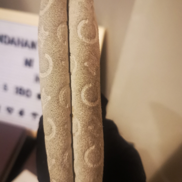 Celine Short Suede/Leather Wallet - Picture 7 of 8